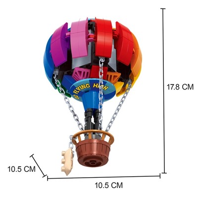 Конструктор «Воздушный шар», 195 деталей