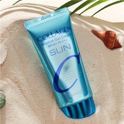 Увлажняющий солнцезащитный крем с коллагеном, Enough Collagen Moisture Sun Cream SPF50+/PA