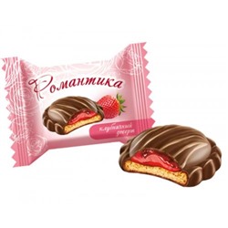 "Романтика клубничный десерт"конфеты. Вес 1 кг. Славянка