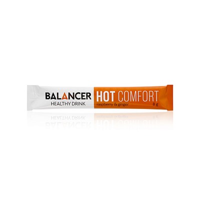 Гринвей Горячий напиток для иммунитета BALANCER HOT COMFORT со вкусом «Малина-имбирь», 10 стиков