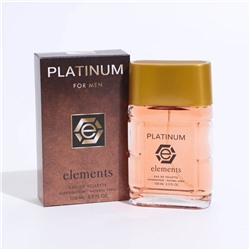 Туалетная вода мужская Platinum Elements, 100 мл