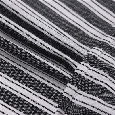 Полотенце Этель Lines, цв. чёрный, 50х70 см, 100% хл