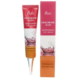 Ekel Крем для век с гиалуроновой кислотой / Intensive Eye Cream Hyaluronic Acid, 40 мл