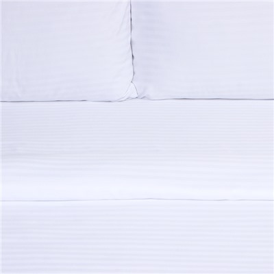 Комплект постельного белья LoveLife 2 сп White lines 175*215 см, 200*230 см, 50*70 см -2 шт, страйп-сатин, 100%п/э