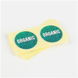 Набор наклеек для бизнеса Organic, 50 шт, 2 × 2 см
