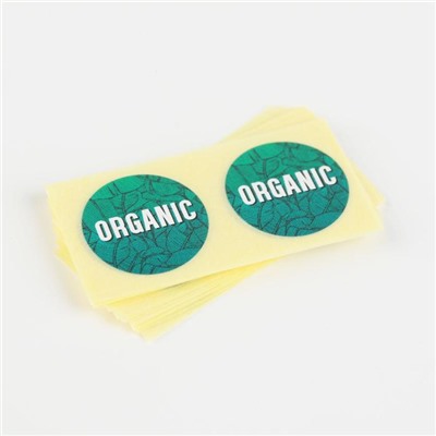 Набор наклеек для бизнеса Organic, 50 шт, 2 × 2 см