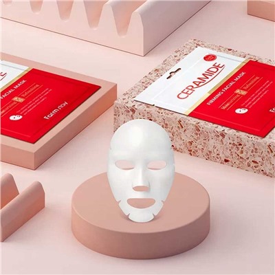 Farm Stay Тканевая маска для лица укрепляющая / Ceramide Firming Facial Mask, 27 г