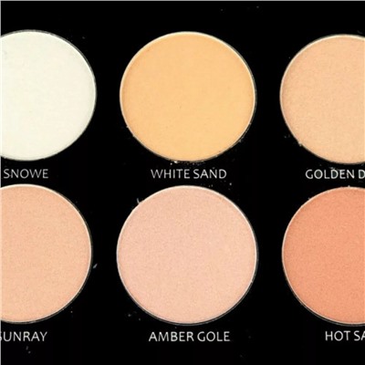 Палетка хайлайтеров Anastasia Beverly Hills Glow Kit 6 цветов