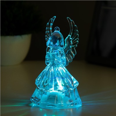 Ночник "Ангелок" LED 1Вт RGB 3хLR44 прозрачный 5,5х6х11см RISALUX