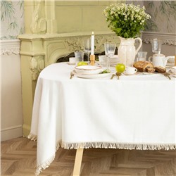 Скатерть Этель Home and linen 145х110 см, 100% лён 360 г/м2