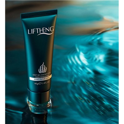 Пенка для умывания с экстрактом морских водорослей Liftheng Hydrating Deep Seaweed Moisturizing Cleanser, 40 гр.