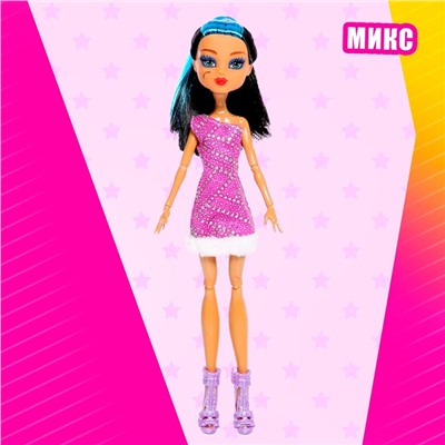 Кукла модная шарнирная «Ляля» с аксессуаром, цвет МИКС