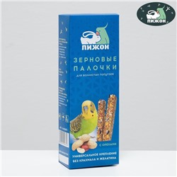 Зерновые палочки "Пижон" для птиц, с орехами, 2 шт, 90 г