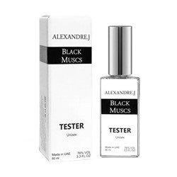 Alexandre J Black Muscs (унисекс) Tестер Mини 60ml (A)