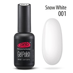 Гель-лак PNB 001 Snow White 8 мл