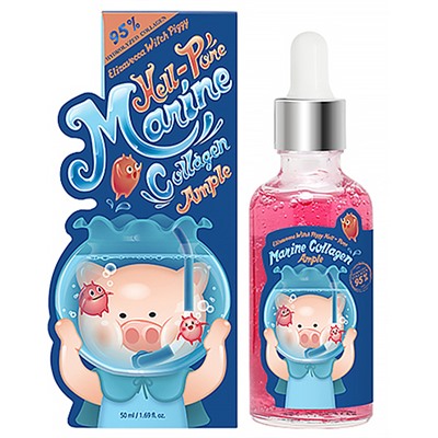 Сыворотка для лица с морским коллагеном Witch piggy hell pore marine collagen ample, Elizavecca 50 мл.