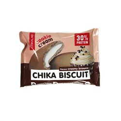 Печенье бисквитное сливочный брауни Chika Biscuit Cookie Cream Chikalab 50гр.
