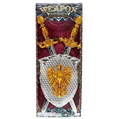 Набор рыцаря «Орден Орла», два меча и щит