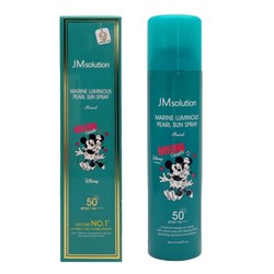 Jmsolution Солнцезащитный спрей с экстрактом жемчуга / Marine Luminous Pearl Sun Spray Disney Couple Favorite SPF50+ PA+++, 180 мл