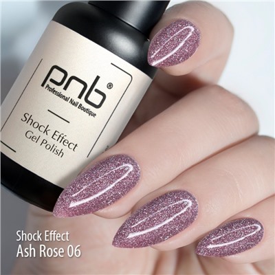 Гель-лак PNB «Shock Effect» 06 Ash rose 8 мл