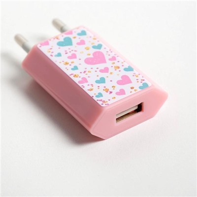 Набор кабель USB - micro USB и штекер «Любовь», 1 м