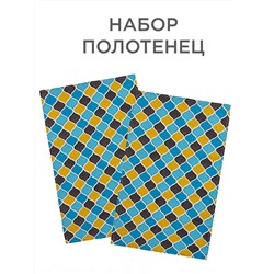 Набор полотенец 2 шт рогожка Традиция Орнамент