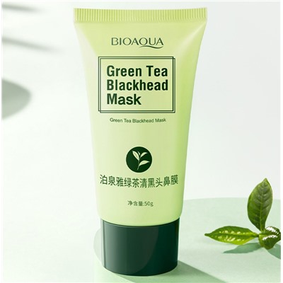 Маска-пленка с зеленым чаем для глубокого очищения пор BIOAQUA, 50 гр.