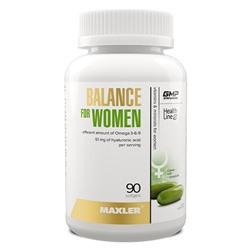 Витаминно-минеральный комплекс Balance For Women Maxler 90 капс.