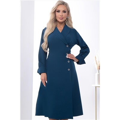 Платье "Соломия" П7318 (лазурно-синий)