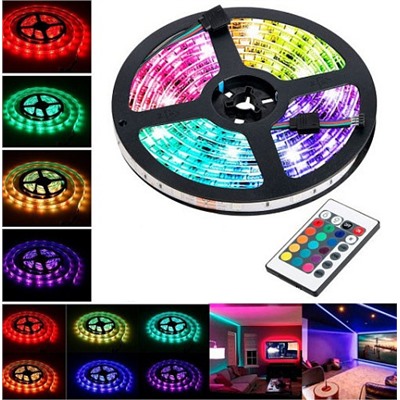 Светодиодная лента с пультом RGB LED STRIP