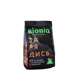 Чай зелёный "Зарядись" с апельсином и имбирём BioniQ 50 г.