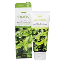 Пенка очищающая с экстрактом зелёного чая Natural green tea foam cleansing Jiggot 180 мл.