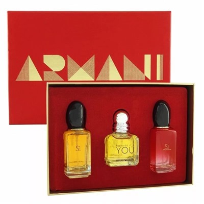 Giorgio Armani (Si + Emporio Armani Because It`s + Si Passione) 25 ml