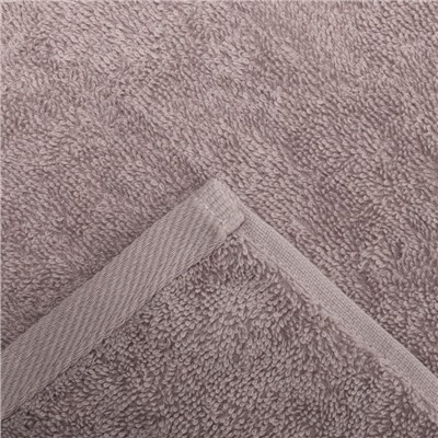 Полотенце махровое Laconico, 50х90см, цвет серый, 420г/м, хлопок