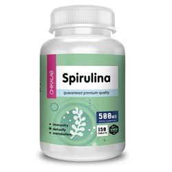 Спирулина Spirulina Chikalab 150 таб.