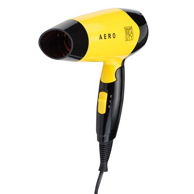 Dewal Beauty Фен для волос дорожный / Aero Yellow HD1002-Yellow, жёлтый, 1400 Вт
