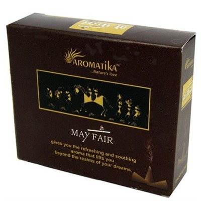 Благовония Aromatika конусы May Fair 12 шт.