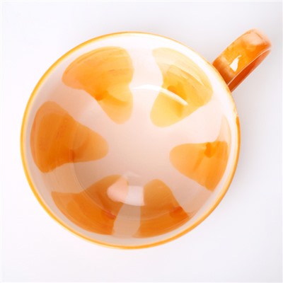 Кружка «Апельсин», 420 мл, цвет оранжевый