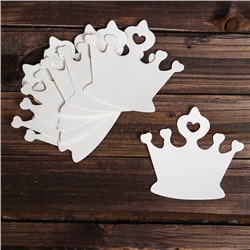 Набор картонных фигур «Корона», 10 шт., размер 1 шт: 15,5×14 см