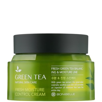 ENOUGH BONIBELLE Крем для лица увлажняющий  ЗЕЛЕНЫЙ ЧАЙ Green Tea Fresh Moisture Control Cream 80 мл