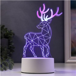 Светильник "Олень" LED RGB от сети 10х11,5х21,4см