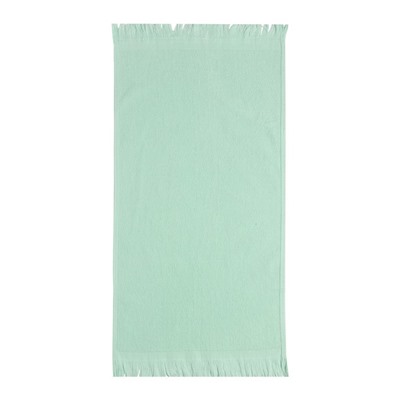 Полотенце махровое Love Life Fringe, 30х60 см, цвет мятный, 100% хлопок, 380 гр/м2