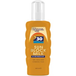 ESCABEL Молочко для лица и тела СОЛНЦЕЗАЩИТНОЕ Sun Block Milk SPF 30 200 мл