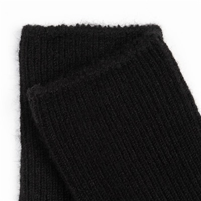 Носки женские зимние, цвет чёрный, размер 23-25 (36-40)