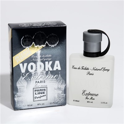 Туалетная вода мужская Vodka Extreme Intense PerfumeD, 100 мл