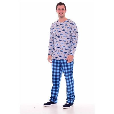 Пижама мужская 9-147 (синий)