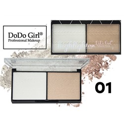 Хайлайтер DO DO GIRL Highlighter, 2 цвета, ТОН 01