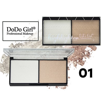 Хайлайтер DO DO GIRL Highlighter, 2 цвета, ТОН 01