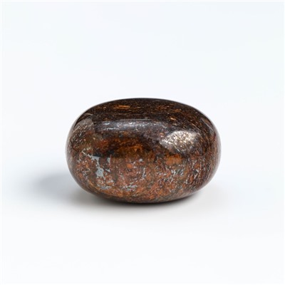 Камень натуральный "Бронзит", 21 г, минерал галтовка