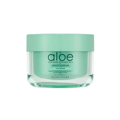 Крем для лица увлажняющий с алоэ Aloe Soothing Essence 80% Moist Cream Holika Holika 100 мл.